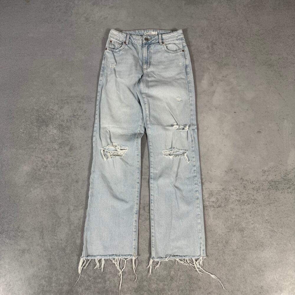 Garage Denim Jeans 90s Straight Light Wash - Size: 25